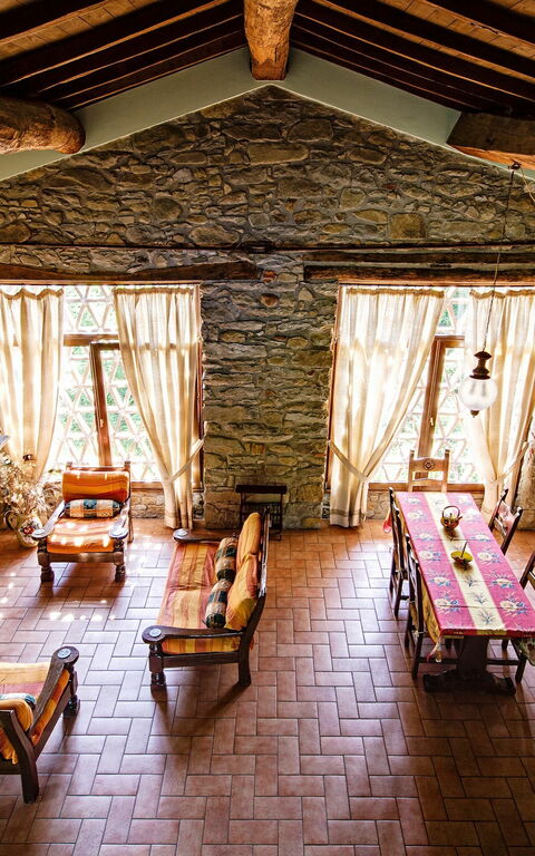 Villa Il Nido: Esszimmer, Wohnzimmer