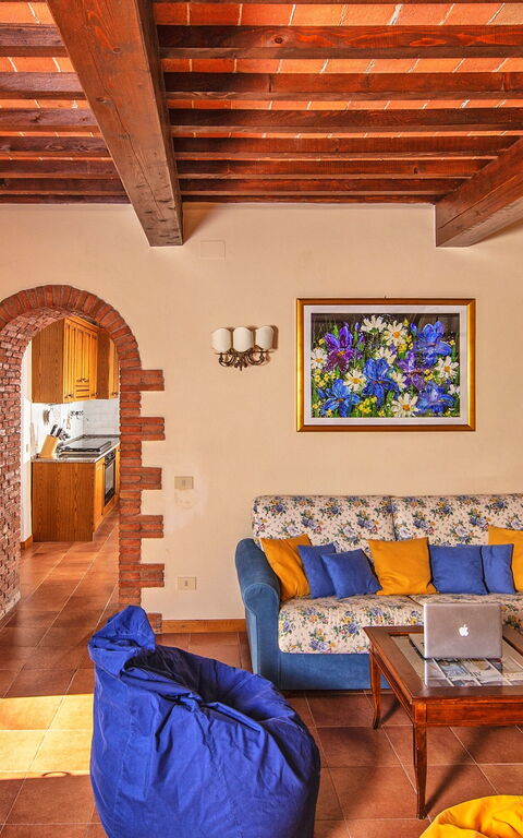 Podere Sant'angelo: Wohnzimmer