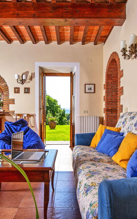 Podere Sant'angelo: Wohnzimmer