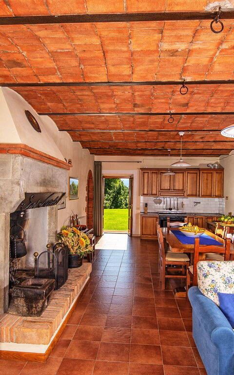 Podere Sant'angelo: Wohnzimmer