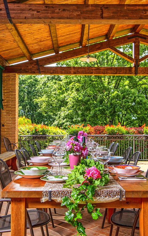 Podere Sant'angelo: Balkon / Terrasse / Patio, Draussen