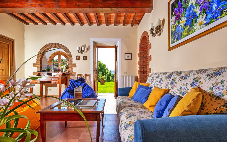 Podere Sant'angelo: Wohnzimmer
