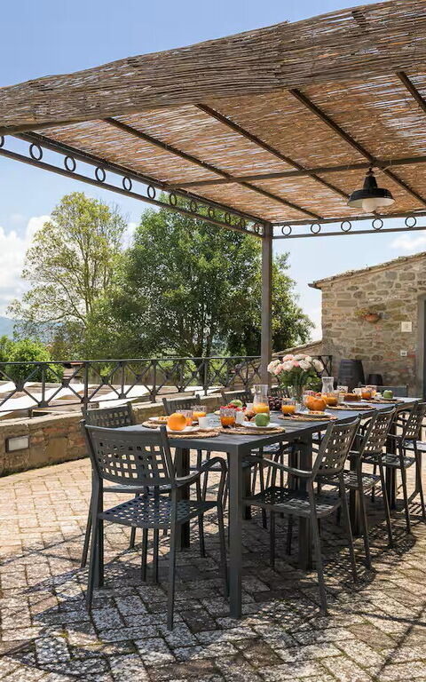 Villa Giare: Balkon / Terrasse / Patio, Draussen