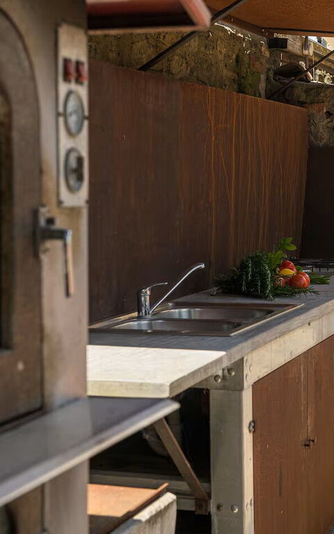 Villa Giare: Balkon / Terrasse / Patio, Draussen, Garten