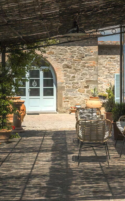 Villa Giare: Außen, Balkon / Terrasse / Patio, Draussen