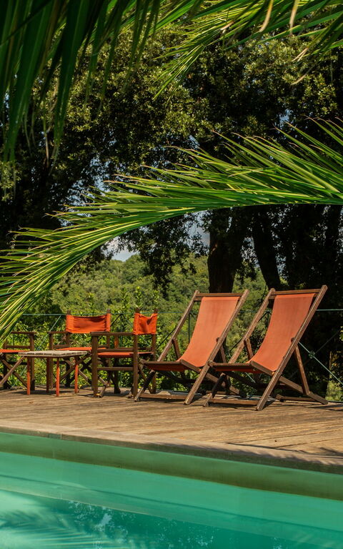 Villa Pedone: Draussen, Schwimmbad