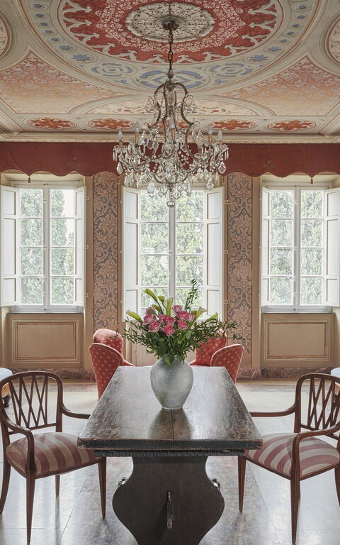 Villa Pedone: Wohnzimmer