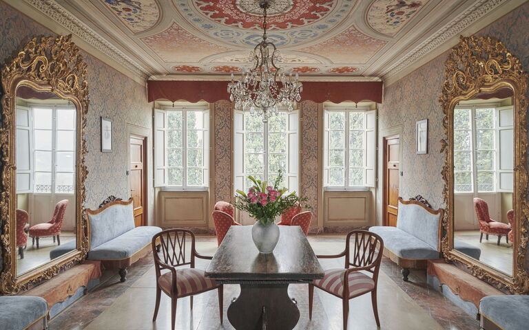 Villa Pedone: Wohnzimmer