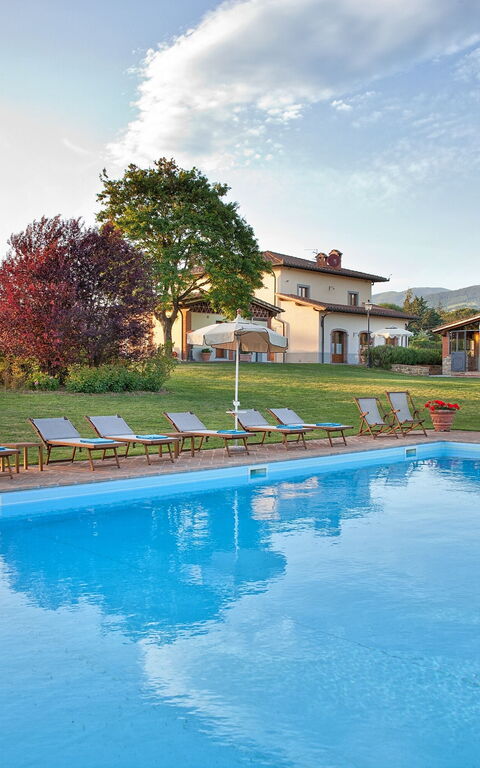 Villa Sant' Angelo: Garten, Schwimmbad