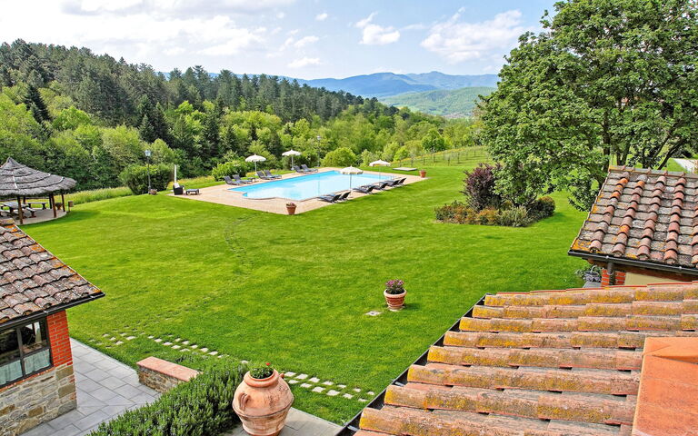 Villa Sant' Angelo: Garten, Schwimmbad