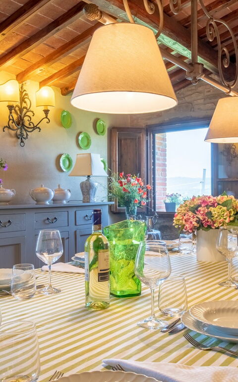 Villa Gerlino: Esszimmer