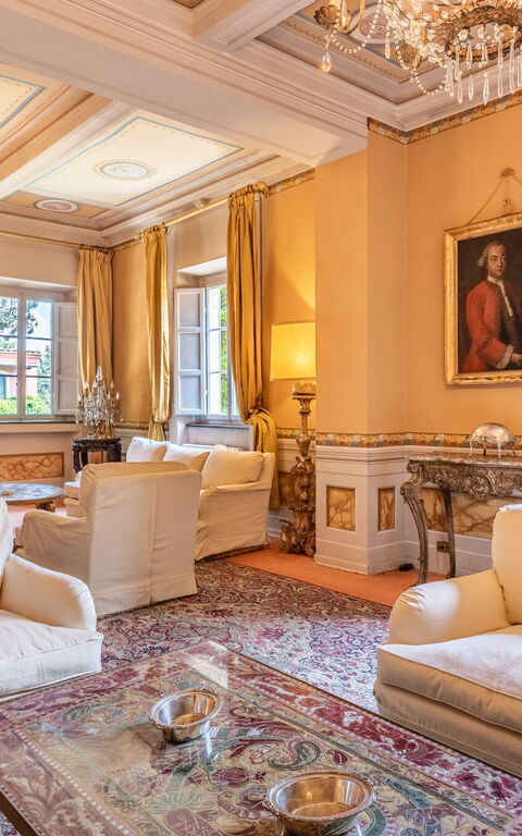 Villa De Ranieri: Wohnzimmer