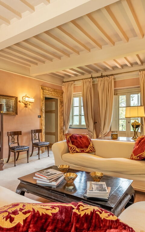 Villa De Ranieri: Wohnzimmer