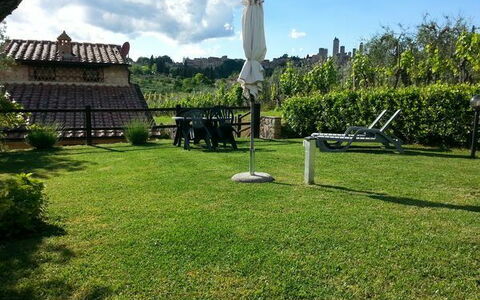 Unterkunft Melograno: Draussen