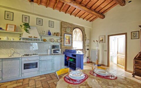 Unterkunft La Capanna: Esszimmer, Küche