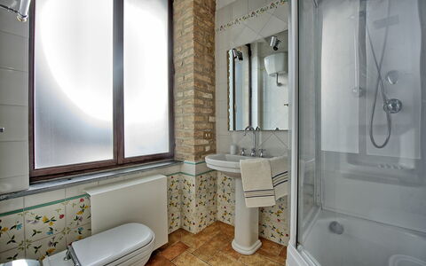 Unterkunft La Capanna: Bad