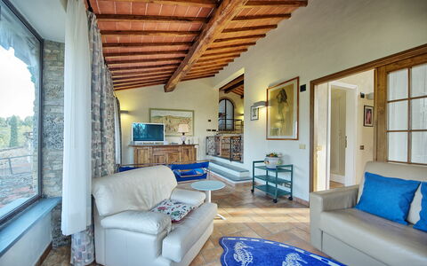 Unterkunft La Capanna: Wohnzimmer