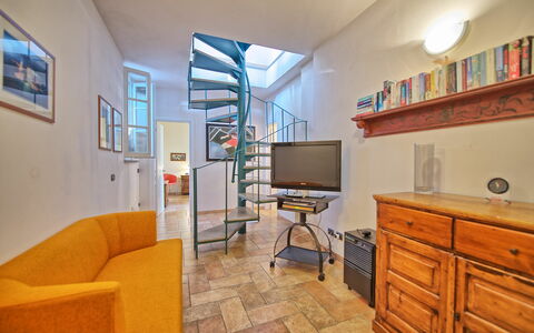 Unterkunft Il Cottage: Wohnzimmer