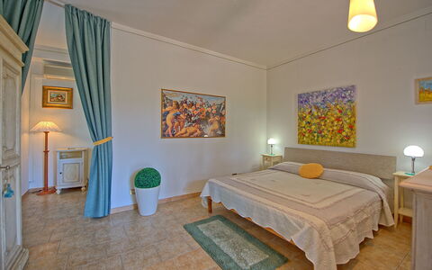 Unterkunft Ovile: Esszimmer, Küche, Schlafzimmer, Wohnzimmer