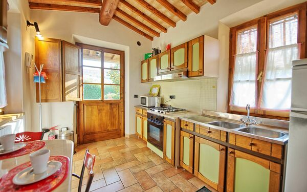 Unterkunft Il Cottage: Esszimmer, Küche
