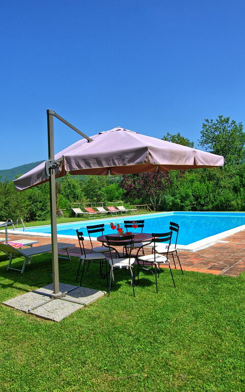 Villa Campogialli: Garten, Schwimmbad