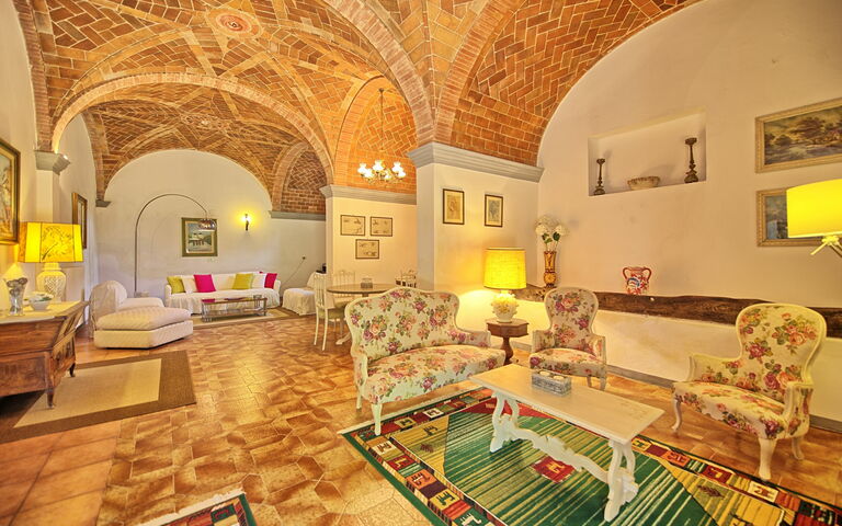 Villa Campogialli: Wohnzimmer