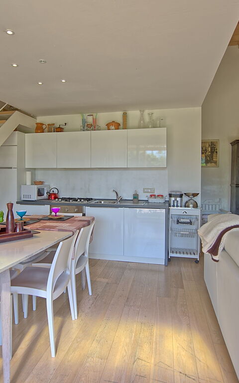 Capannino: Küche, Wohnzimmer