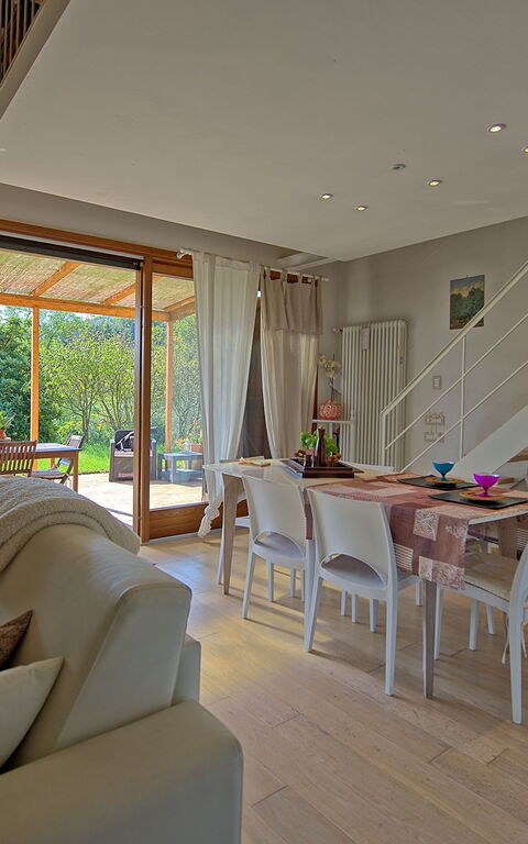 Capannino: Küche, Wohnzimmer