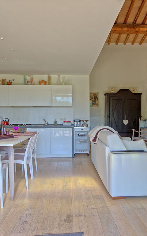 Capannino: Küche, Wohnzimmer