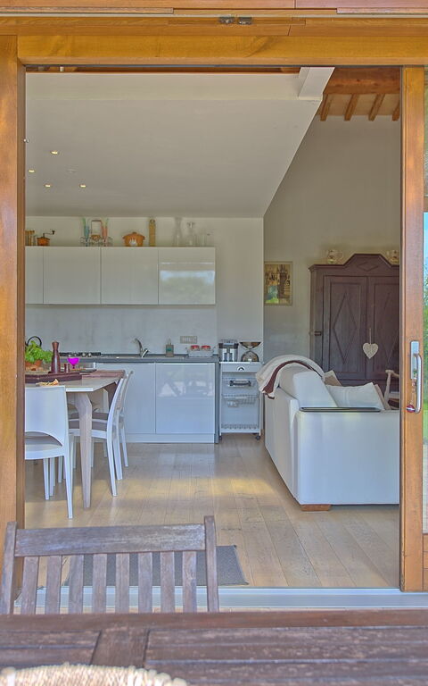 Capannino: Küche, Wohnzimmer