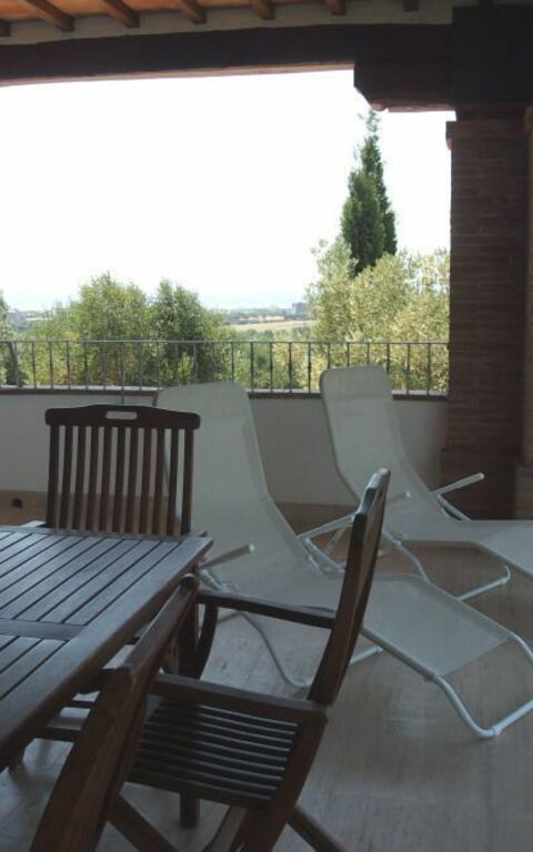 Villa Dei Cipressi: Außen, Balkon / Terrasse / Patio, Draussen