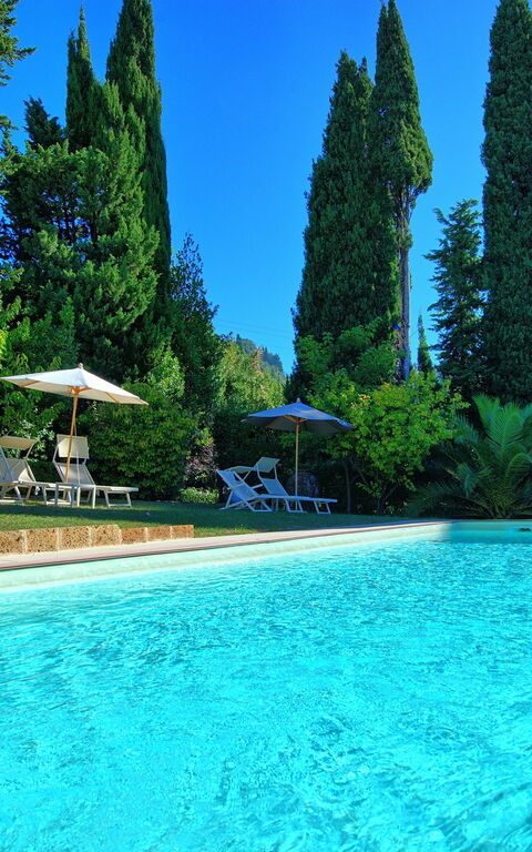 Villa Camaiore: Garten, Schwimmbad