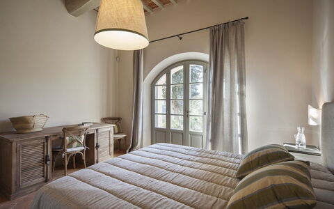 Unterkunft La Valle 1 Castelfalfi: Schlafzimmer