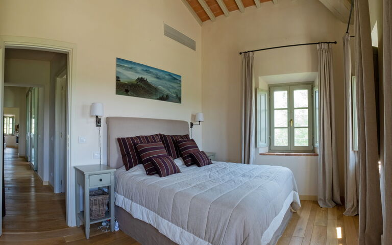 Unterkunft La Valle 3 Castelfalfi: Schlafzimmer