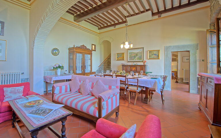 Casale Girifalco: Wohnzimmer