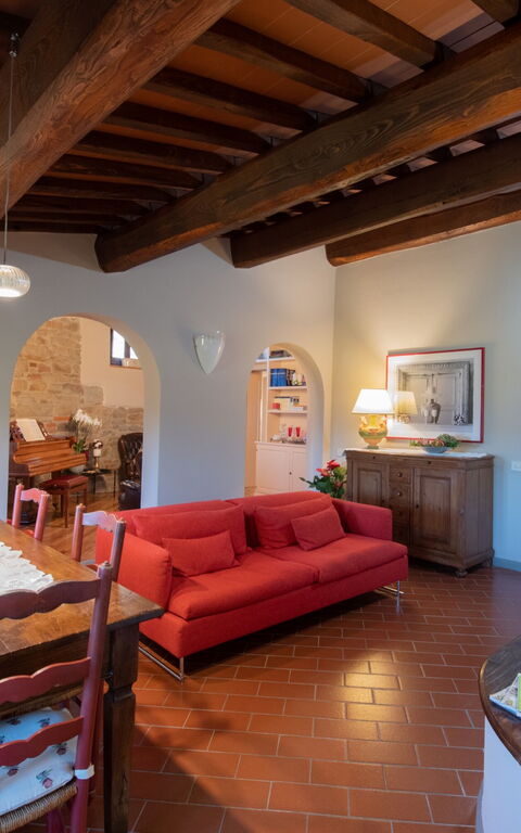 Villa Casalguidi: Esszimmer, Wohnzimmer