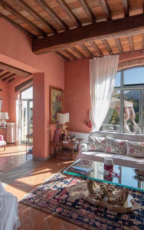 Villa Casalguidi: Wohnzimmer