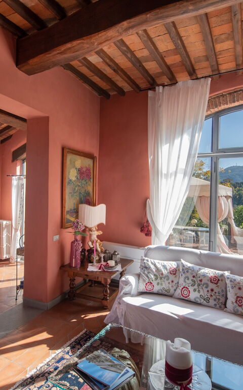 Villa Casalguidi: Wohnzimmer