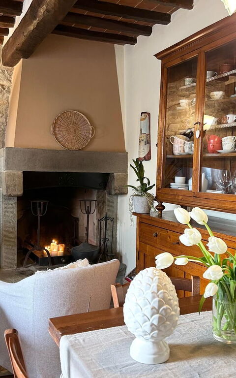 Antico Casale: Wohnzimmer