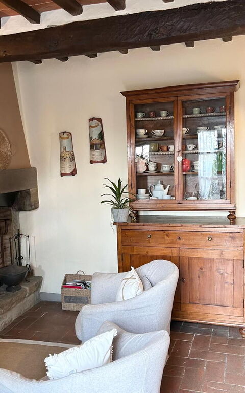 Antico Casale: Wohnzimmer
