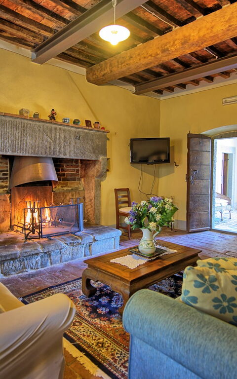 Villa Poggiolino: Wohnzimmer