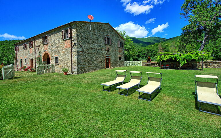 Villa Poggiolino: Außen, Garten