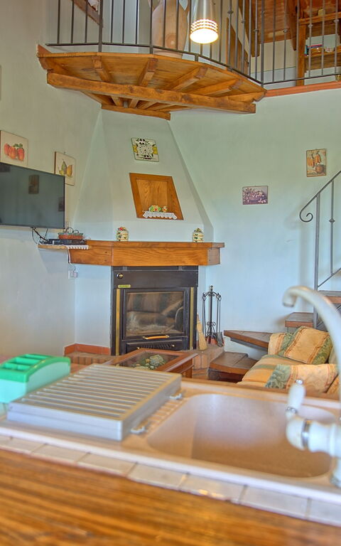 Villa Margherita Due: Esszimmer, Küche, Wohnzimmer