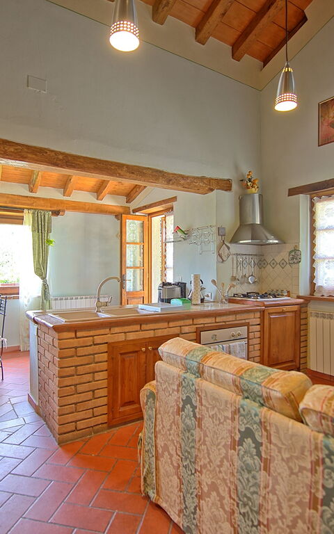 Villa Margherita Due: Esszimmer, Küche, Wohnzimmer