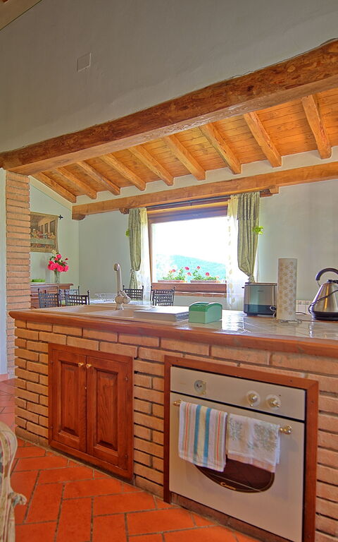 Villa Margherita Due: Esszimmer, Küche, Wohnzimmer