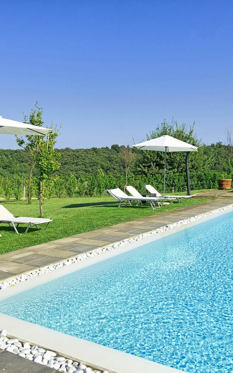 Podere Romina: Garten, Schwimmbad