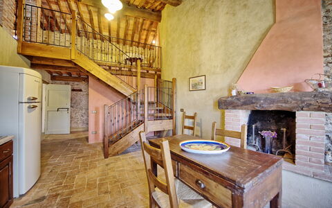 Unterkunft Torre: Esszimmer, Küche