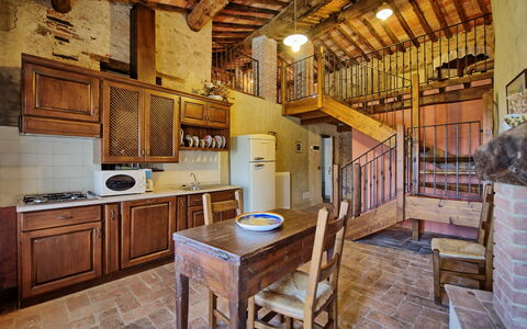 Unterkunft Torre: Esszimmer, Küche