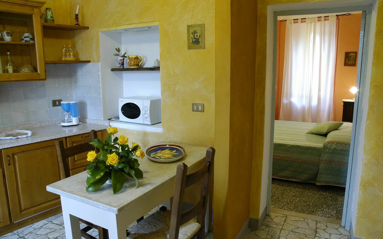 Unterkunft Paggio: Esszimmer, Küche