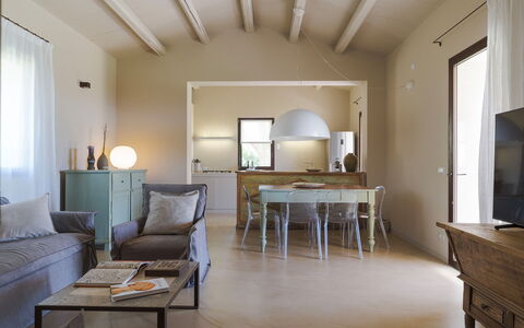 Unterkunft Isla Verde - Ulivi: Wohnzimmer